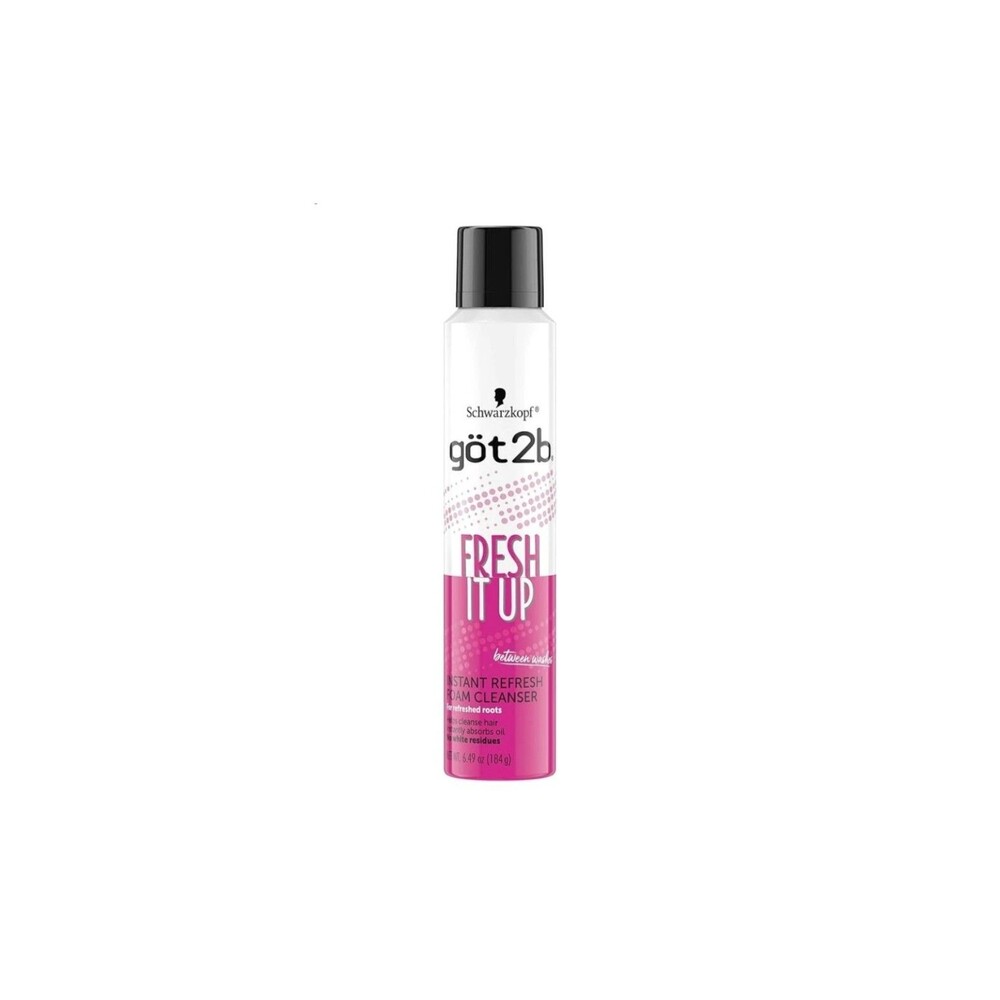 Schwarzkopf Got2B Fresh It Up Dry Shampoo Instant Refresh Foam Cleanser 6.49 OZ